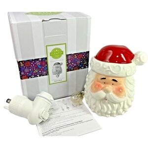Scentsy SAINT NICK Santa Mini Warmer with Bulb New in Box